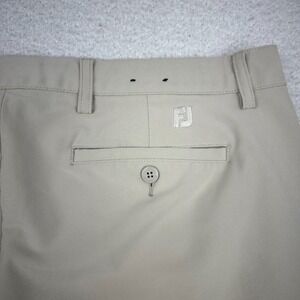Footjoy Performance Golf Pants Mens 38x27 Straight Leg Flat Front Stretch‎ Chino
